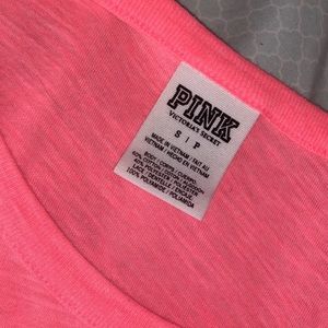 NEVER WORN PINK long sleeve with laced shoulders